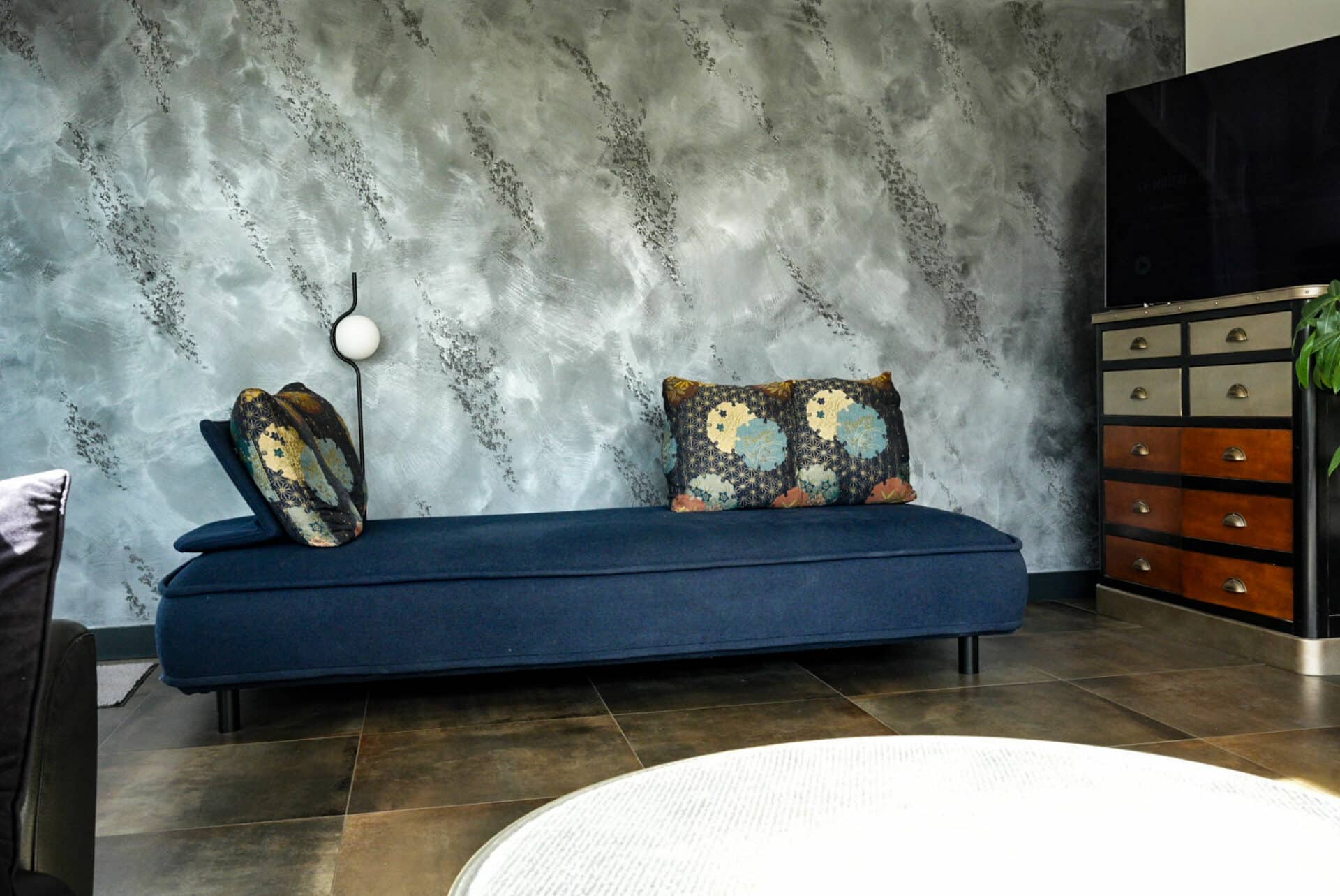 Enduit décoratif à la chaux